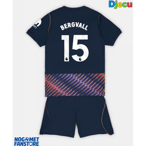 Tottenham Hotspur Lucas Bergvall #15 Gostujuci Dres za djecu 2026-27 Kratak Rukav (+ Kratke hlače)